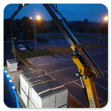 Logistica cantieri gru elvazione tiri in quota