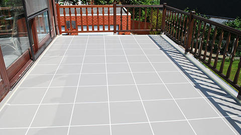 Rifacimento della terrazza con vari metodi SF